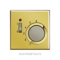 JUNG LS 990 Блеск золота Накладка термостата комнатного с выключателем(мех TR231U,TR241U)