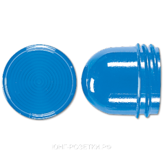 JUNG Мех Колпачек плоский для ламп до 35 мм синий